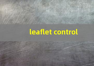 leaflet control